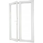 Aluplast dvoukřídlé balkonové dveře bílá Levé 130 x 210 cm – Hledejceny.cz
