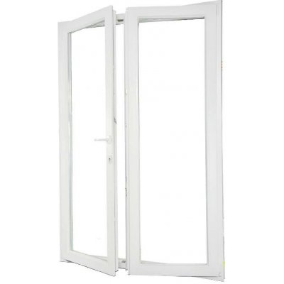 Aluplast dvoukřídlé balkonové dveře bílá Levé 130 x 210 cm – Hledejceny.cz