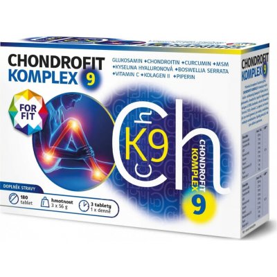 Chondrofit Komplex 9 komplexní kloubní výživa tbl. 180 – Hledejceny.cz
