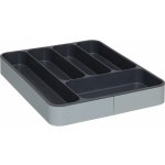 5five Simply Smart Organizér na příbory do zásuvky SIMP, 31 - 53,5 cm šedá – Zboží Mobilmania