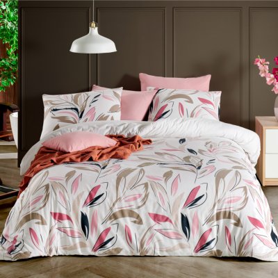 Brotex Povlečení bavlna Carmen pink 200x220 70x90 – Zboží Mobilmania