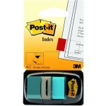 Samolepicí plastové záložky 3M Post-it Index, 43,2 x 25,4 mm, 50 lístků, azurové – Hledejceny.cz