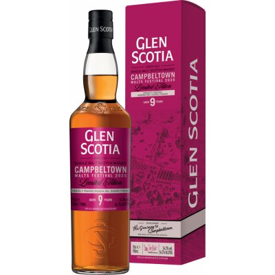 Glen Scotia 9y Festival Release 2025 54,3% 0,7 l (karton) – Hledejceny.cz