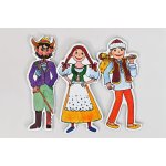 Marionetino O čertovi a Káče loutky k pohádce 3 ks Průhledný sáček: Baleno ve fólii – Zboží Dáma