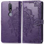 VSECHNONAMOBIL ART Peňaženkový kryt Nokia 2.4 ORNAMENT fialový 26500 – Zboží Živě