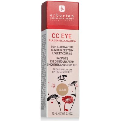 Erborian CC Eye Radinance Eye Contour Cream rozjasňující oční CC krém Clair 10 ml – Hledejceny.cz