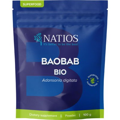 Natios BIO Baobab Prášek 100 g – Hledejceny.cz