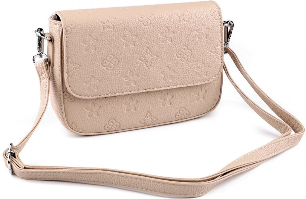 Prima-obchod kabelka crossbody 8 béžová světlá