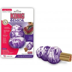 Kong Senior L hračka pro starší psy 10 cm