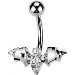 Šperky4U piercing do pupíku netopýr titan TIT1560 – Zboží Dáma