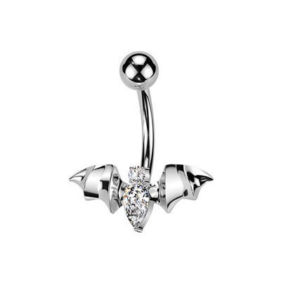 Šperky4U piercing do pupíku netopýr titan TIT1560 – Zboží Dáma