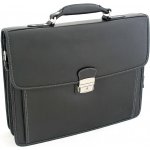 Hexagona kožená aktovka 469537 černá – Zboží Dáma