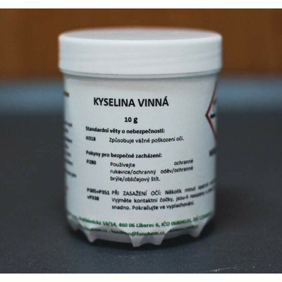 Strend Pro Kyselina vinná, potravinářská, 100 g ST2211148 – Zboží Dáma Strend Pro Kyselina vinná, potravinářská, 100 g ST2211148 – Zboží Dáma