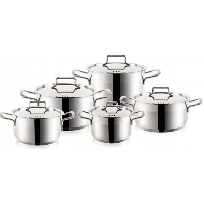 Orion Sada hrnců Anett ocel 10 ks – Zboží Dáma