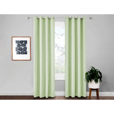 XPOSE® Zatemňovací závěsy HADES - zelený 140x250 cm 2ks – Hledejceny.cz
