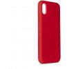 Pouzdro a kryt na mobilní telefon Apple Pouzdro Puro silikonové s mikrovláknem iPhone X / Xs 5.8" Red