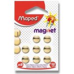 Maped kulaté magnety průměr 10 mm zlaté 8 ks – Zboží Dáma