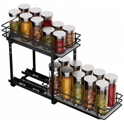 MAYZOLOP Kuchyňský organizér, polička na koření, 2 úrovně – Zboží Dáma