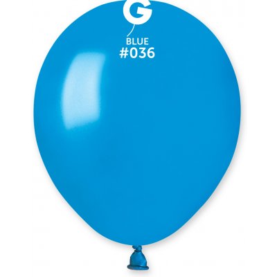 Gemar #036 Balónek metal 13 cm 5 modrý – Hledejceny.cz