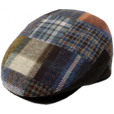 Fiebig Headwear since 1903 Patchworková zimní bekovka hnědá 80 % vlna – Hledejceny.cz