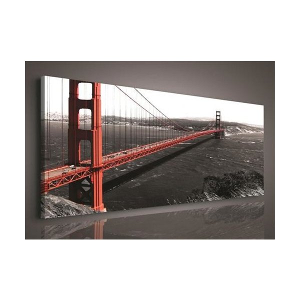 Obraz Obraz na plátně Golden Gate Bridge 103O3, 45 x 145 cm, IMPOL TRADE