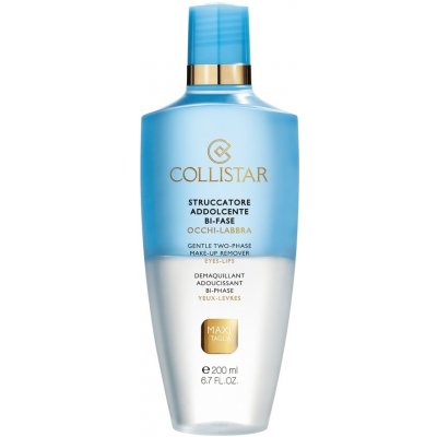 Collistar Gentle Two-Phase Make-up Remover dvoufázový odličovač voděodolného make-upu pro oči a rty 200 ml