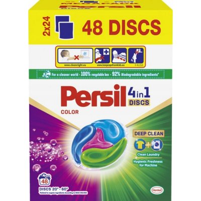 Persil prací kapsle 4in1 Color Discs BOX 2 x 24 PD – Zboží Mobilmania