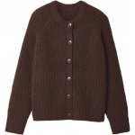 esmara Dámský pletený kardigan s podílem vlny hnědá – Zboží Mobilmania