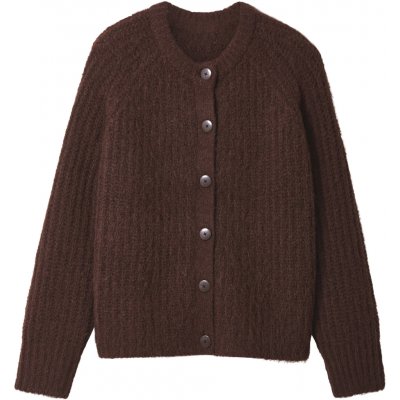 esmara Dámský pletený kardigan s podílem vlny hnědá – Zboží Mobilmania