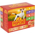 Propesko kuře & hovězí & krůta & jehně 12 x 100 g – Sleviste.cz