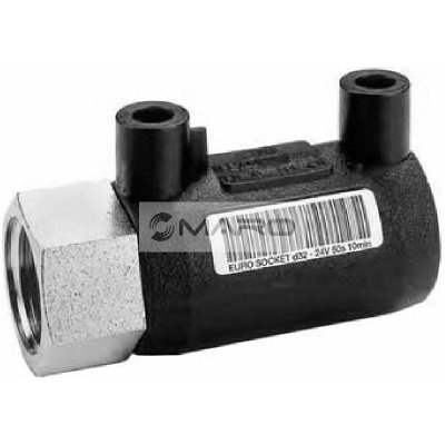 Eurostandard Elektro Přechodka PE 100 RC s mosazným vnitřním závitem 63 mm x 2" 16016063F – Hledejceny.cz