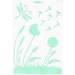 Fandy Šablona pampeliška 17x26 cm – Zboží Dáma