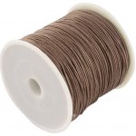 Nylonová šňůrka 0,8 mm sv. hnědá – Hledejceny.cz