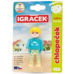 EFKO IGRÁČEK Chlapeček figurka 7,5cm rodina v krabičce – Zboží Dáma