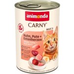 Carny Adult kuře krůtí a kachní srdíčka 400 g – Hledejceny.cz