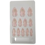 Leventi Umělé nalepovací nehty s dekorem a s lepící ploškou-s15- 12 ks – Zboží Dáma