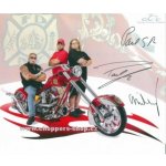 ORANGE COUNTY CHOPPERS - plakát s Autentickými podpisy OCC/ "Fire bike" – Hledejceny.cz