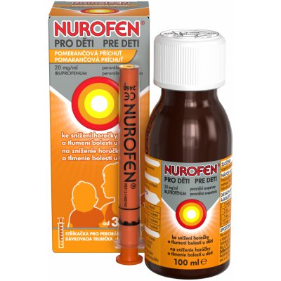 NUROFEN PRO DĚTI POR 20MG/ML POR SUS 100ML II – Sleviste.cz