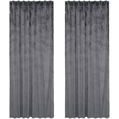 LOOKS by Wolfgang Joop Závěs, 135 x 245 cm, 2 kusy (tmavě šedá) – Zboží Dáma