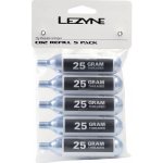 Lezyne CO2 bombička 25G - 5 PACK Silver/ W/B Sticker (4712805976232) – Zbozi.Blesk.cz