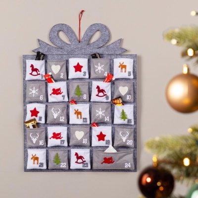 Haushalt international Závěsný filcový adventní kalendář s kapsami – Zboží Dáma