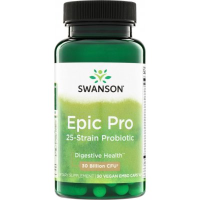 Swanson Epic Pro Probiotic-25 30 miliard CFU 25 kmenů 30 veganských kapslí – Hledejceny.cz
