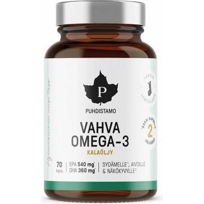 Puhdistamo Strong Omega 3 540 mg EPA, 360 mg DHA 70 kapslí – Hledejceny.cz