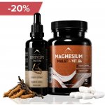 Hrotlife Energy bundle: Cordyceps tinktura 50 ml a Magnézium malát 90 ks – Hledejceny.cz