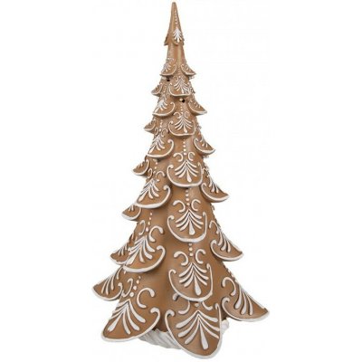 Clayre & Eef Vánoční perníkový stromek s Led světýlky Gingerbread Tree - 26*23*42 cm – Hledejceny.cz