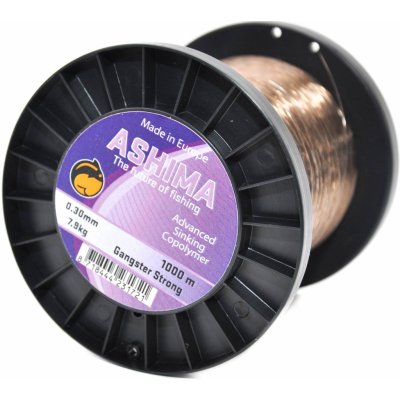 Ashima Gangster Strong brown 1000 m 0,25 mm 5,6 kg – Zboží Mobilmania