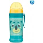 Canpol Babies láhev sportovní s nevylévací slámkou Hello Little zelená 350 ml – Zboží Dáma