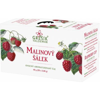 Grešík Natura Malinový šálek 20 x 2 g – Zbozi.Blesk.cz