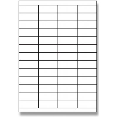 Rayfilm R0100.0302A samolepicí etikety 52,5 x 21,2 mm 5200 etiket bílá – Zboží Dáma