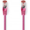 síťový kabel Nedis CCGP85221PK75 S/FTP CAT6, zástrčka RJ45 - zástrčka RJ45, 7.5m, růžový